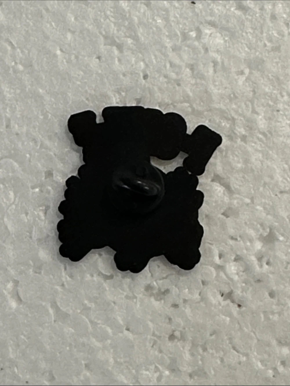 F-CAW-F Black & White Bird Enamel Pin
